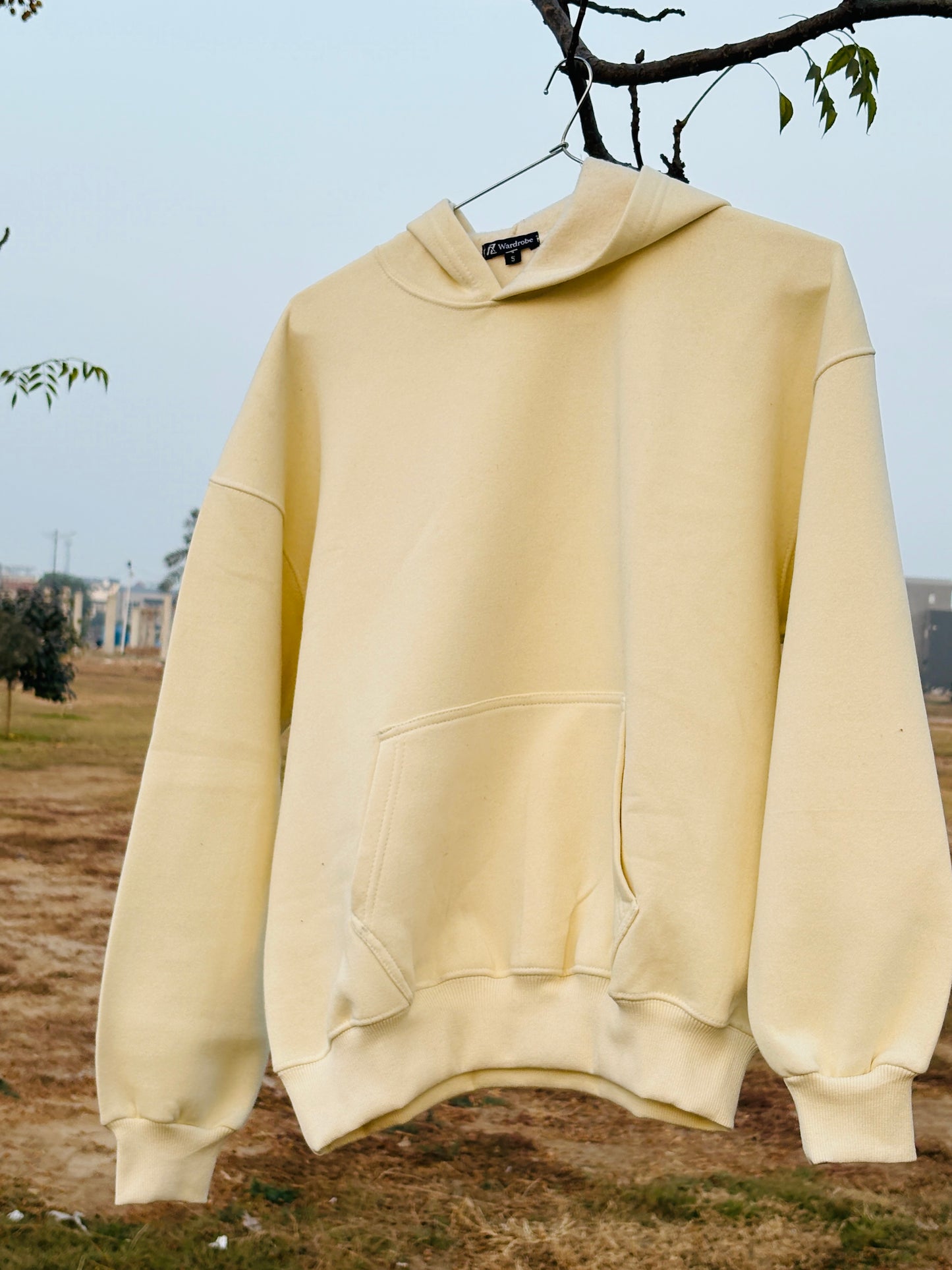 Cream-Colored Hoodie