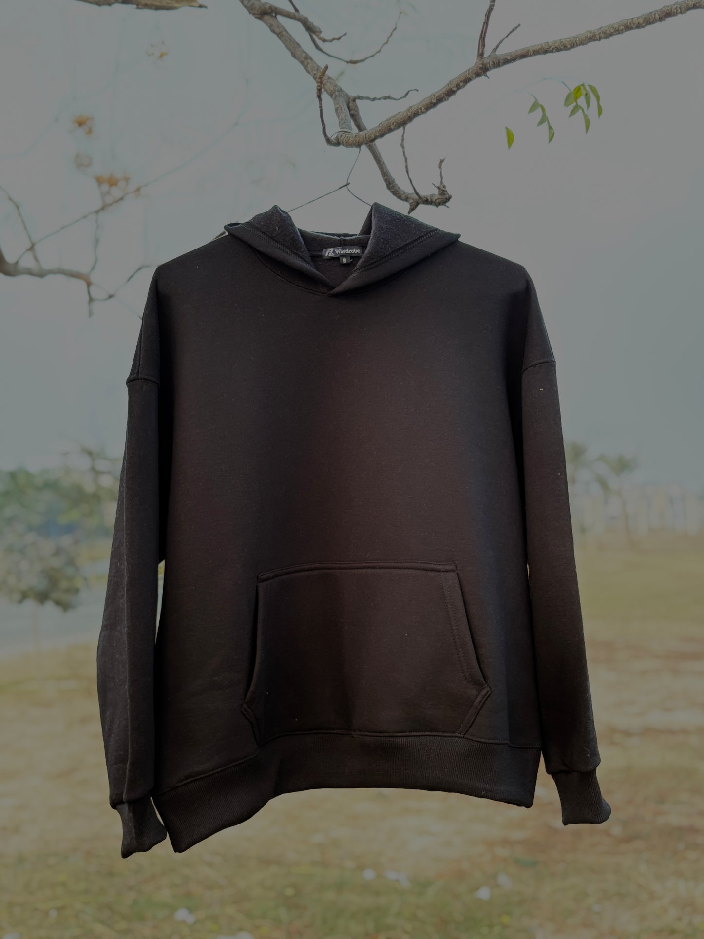 Black Oversized Hoodie