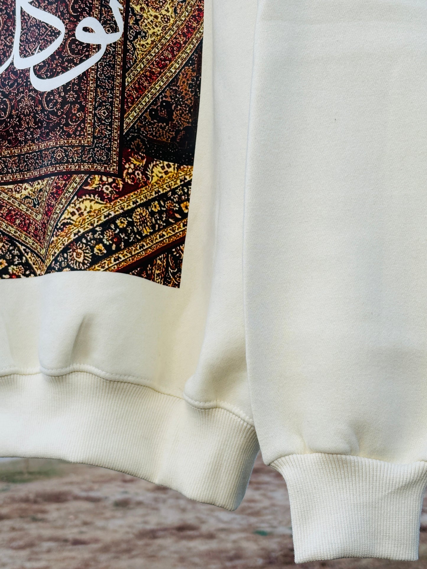 Cream-Colored Hoodie