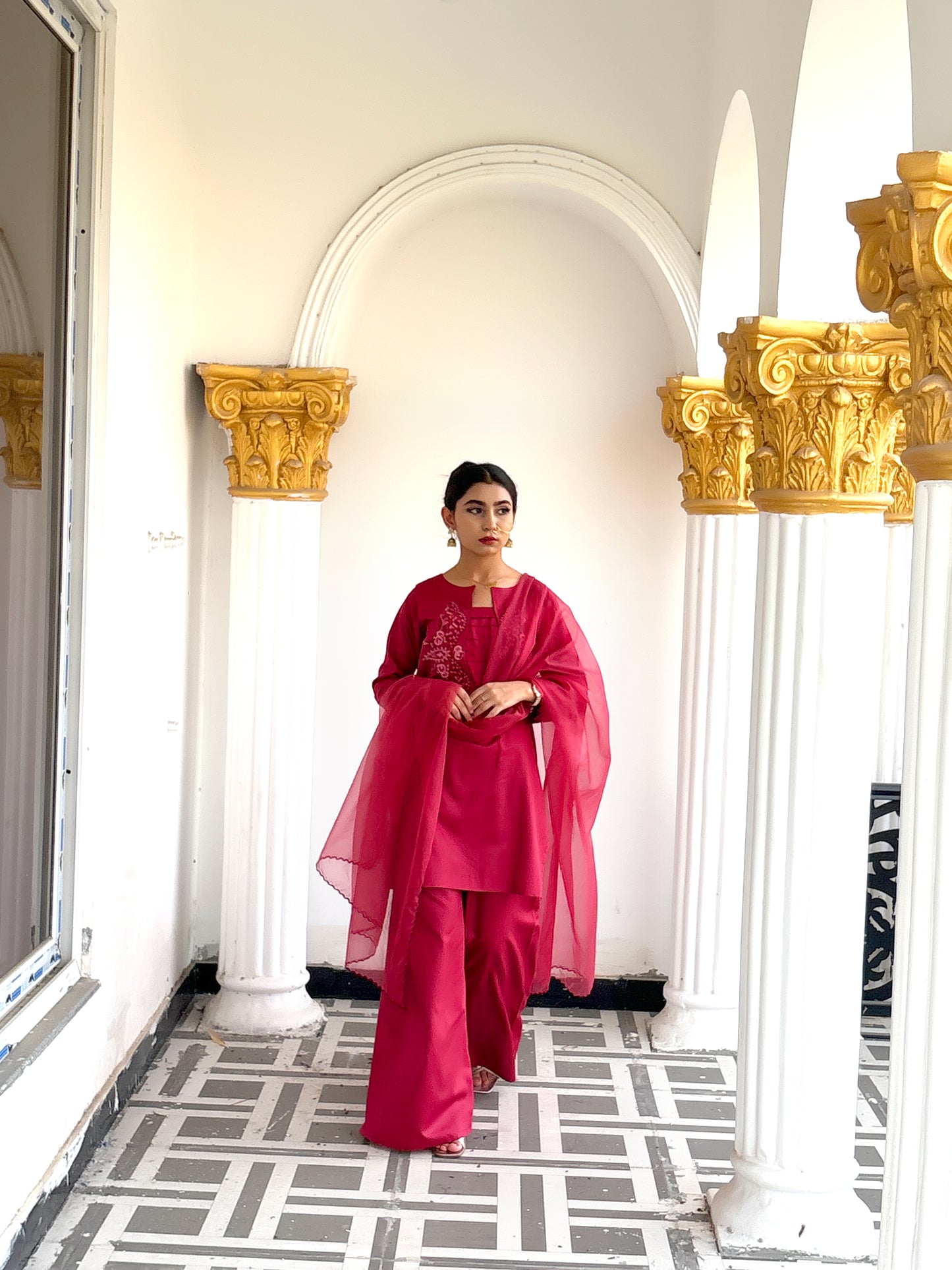 Adaye Gul-3- Piece Embroidered Viscose Suits